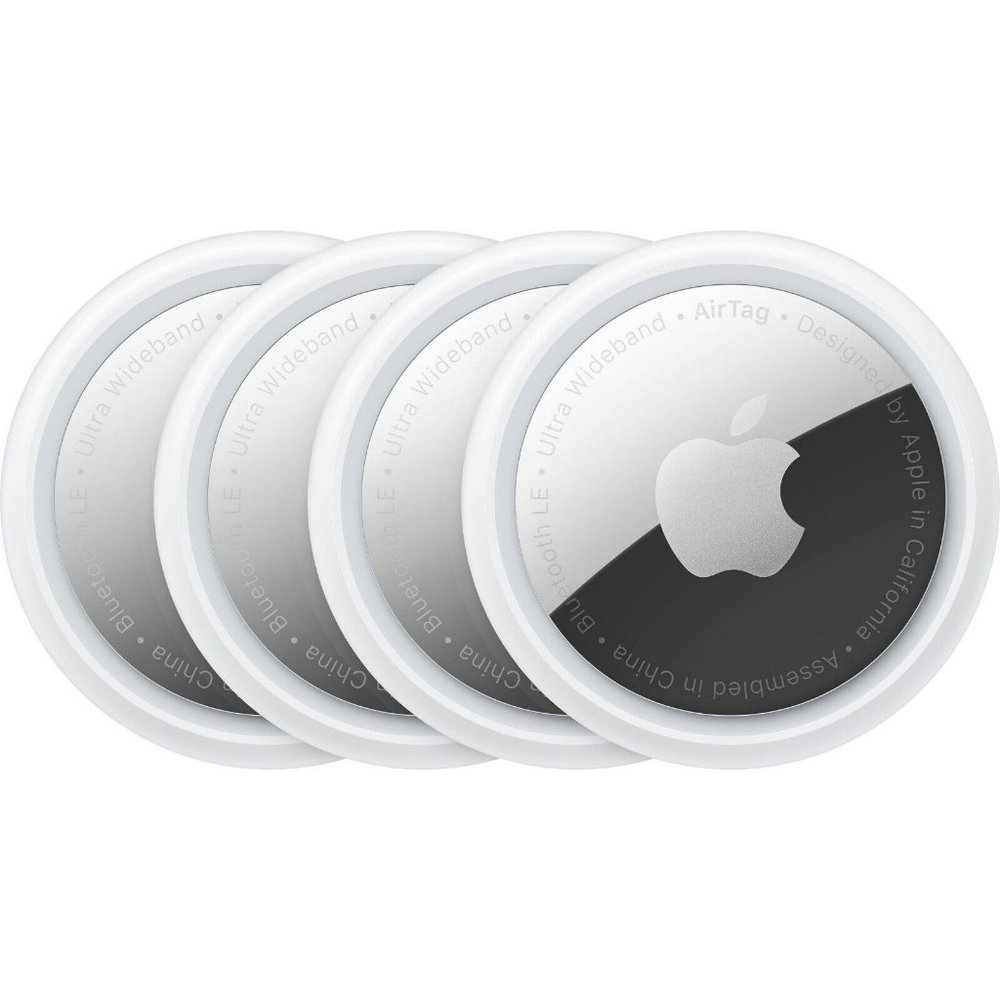 New 4 Pack  Genuine Apple AirTag Bluetooth Tracker - Silver (MX542AM/A) NWT - Picture 2 of 2